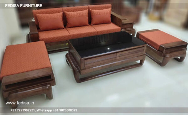 Wooden Sofa Set Wooden L Shape Sofa Under 20009 No-12268 Wooden Corner Sofa Set