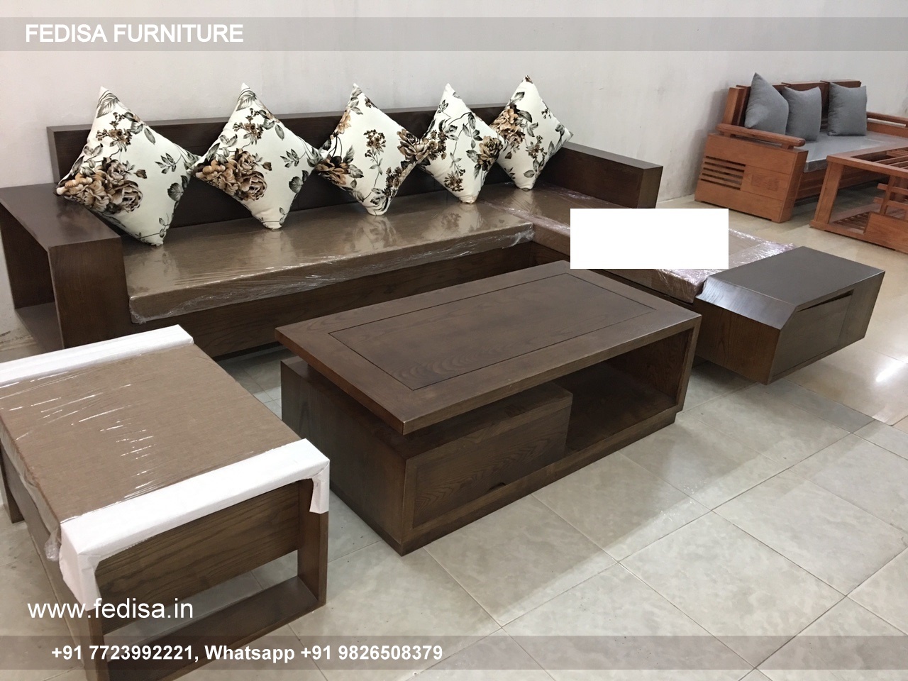 Wooden Sofa Set Wooden Chesterfield Sofa L Shape No-12319 Wooden Corner Sofa