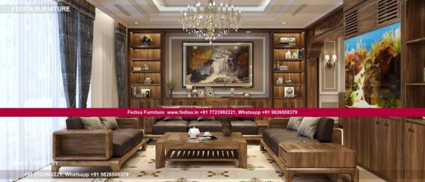Wooden Sofa Set Wooden Beige L Shaped Sofa No-12350 Wooden Sofa Royal Set