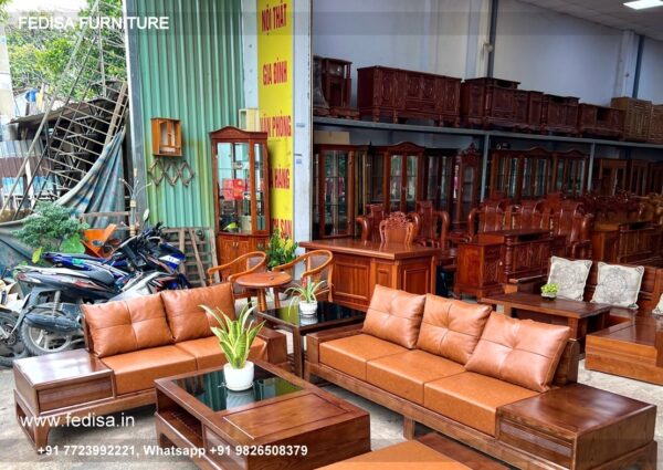 Wooden Sofa Set Wooden Detachable Sofa Set No-12411 Second Hand Wooden Sofa Set