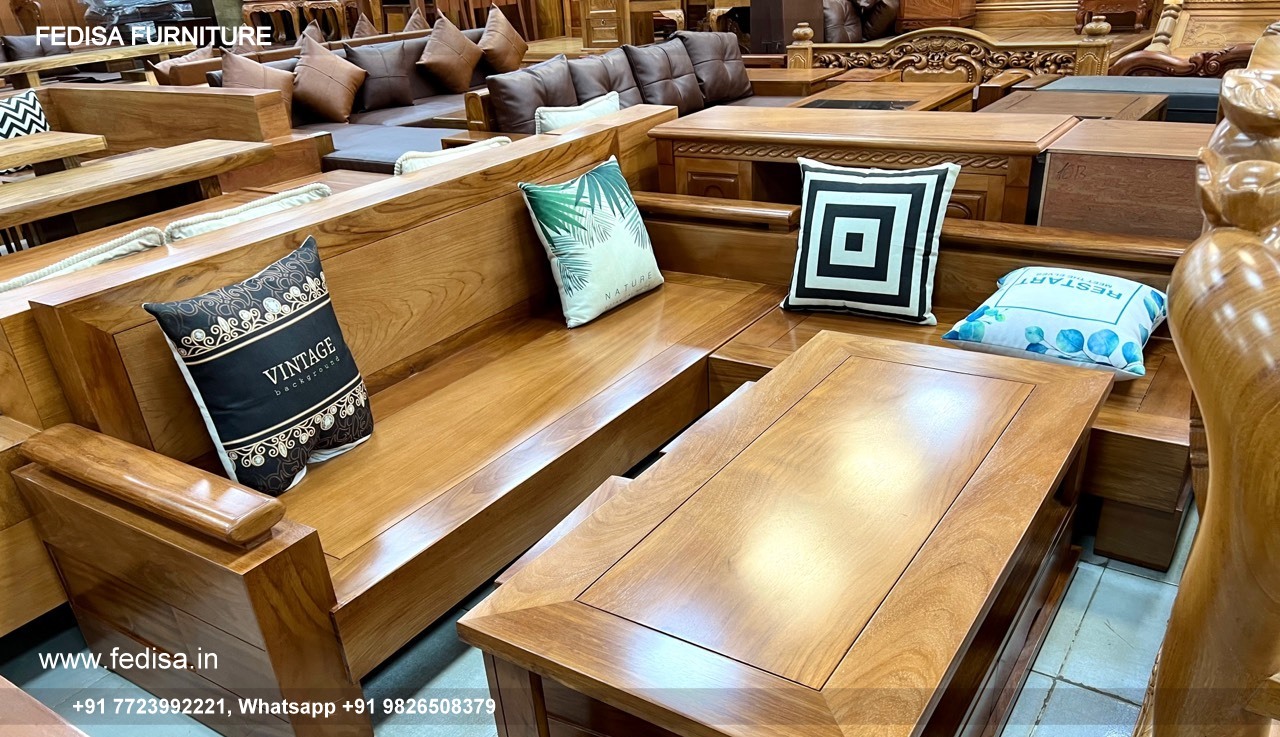 Wooden Sofa Set Wooden Tv Sofa Set No-12463 Wooden Corner Sofa Set