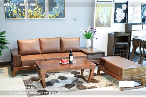 Wooden Sofa Set Wooden New Modern Sofa Set No-12499 Designer Wooden Sofa Set