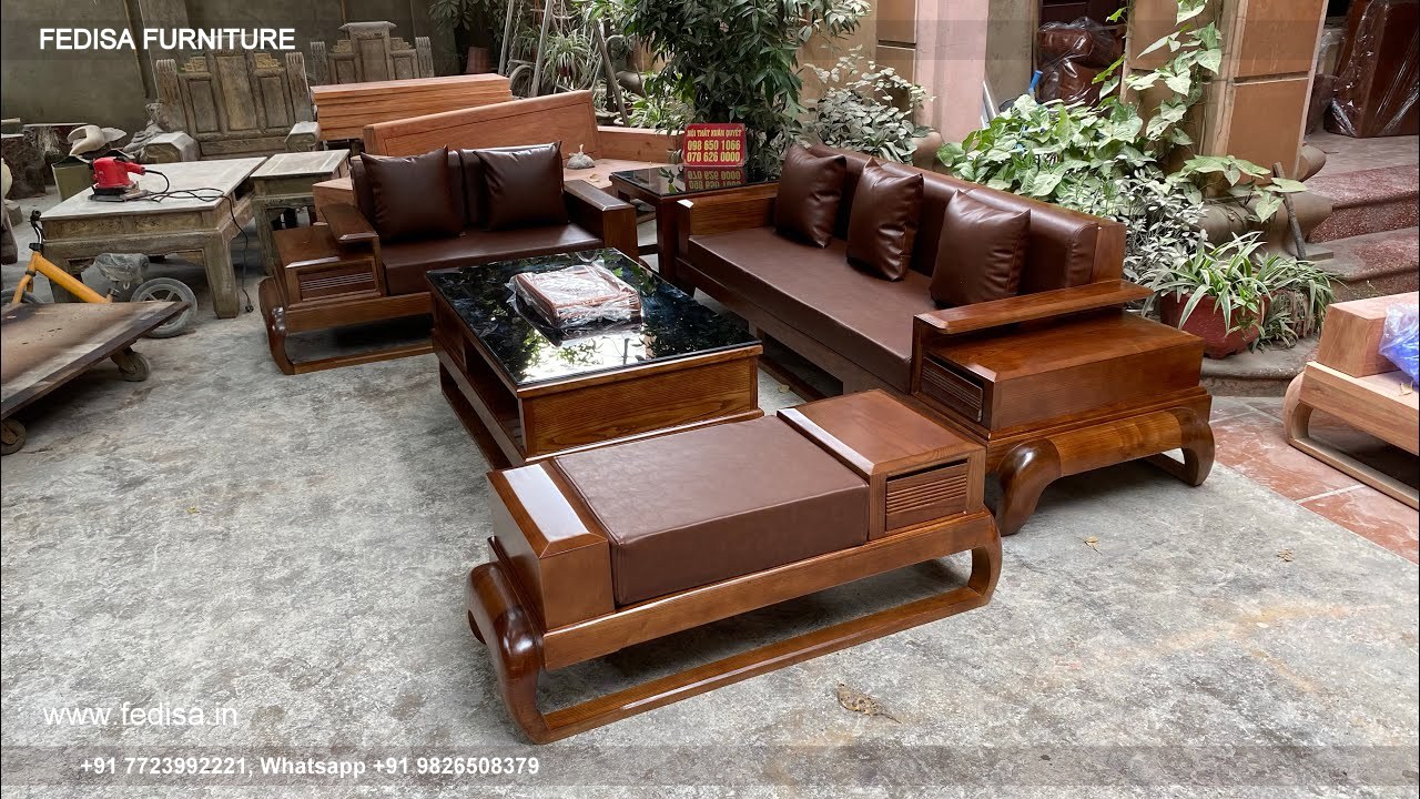 Wooden Sofa Set Wooden Bharat Lifestyle L Shape Sofa No-12522 Damro Wooden Sofa Set