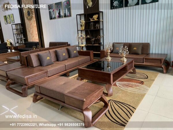 Wooden Sofa Set Wooden L Shaped Couch Near Me No-12697 Wooden Sofa Set Low Price