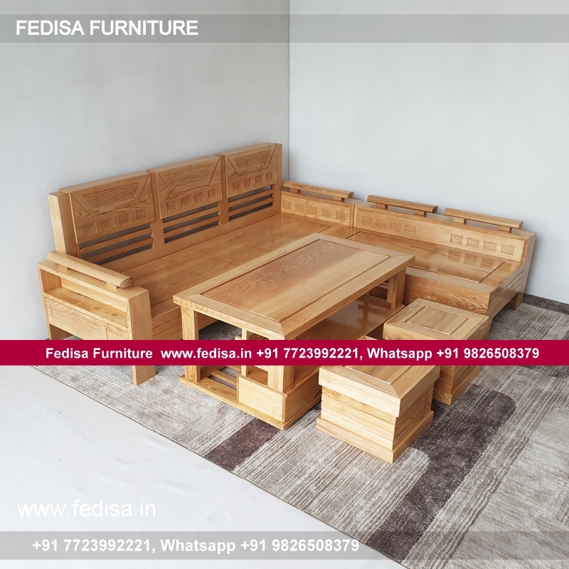 Wooden Sofa Set Wooden Studded Sofa Set No-12711 Wooden Sofa Set Online
