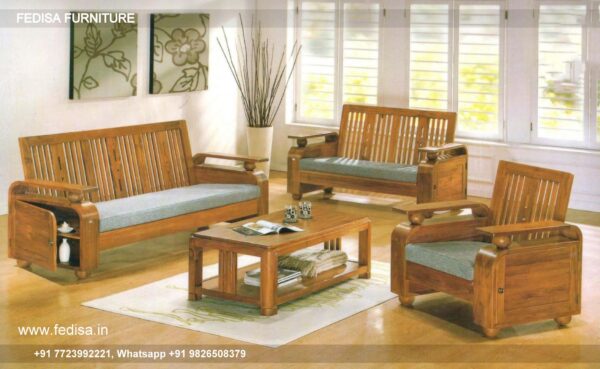Wooden Sofa Set Wooden Lotus Sofa Set No-12719 Wooden Sofa Online