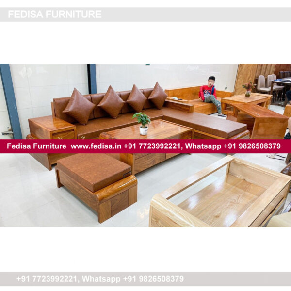 Wooden Sofa Set Wooden Couch And Table Set No-12818 Wooden Sofa Frame Manufacturers