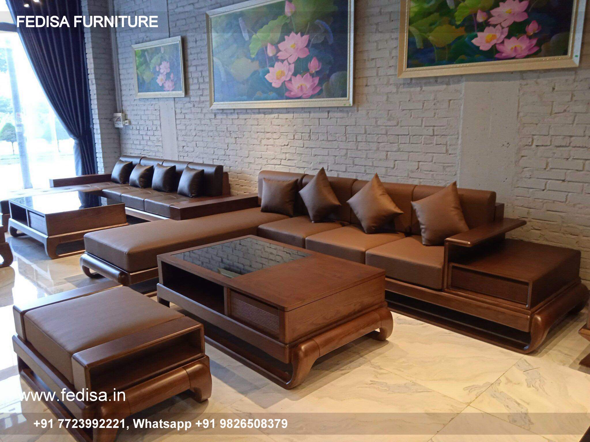 Wooden Sofa Set Wooden Corner Sofa 200 X 209 No-12851 Wooden Sofa Cushion Set