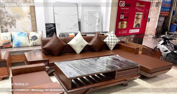 Wooden Sofa Set Wooden Wooden Sofa Set No-12897 L Shape Wooden Sofa