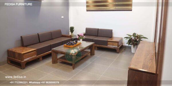 Wooden Sofa Set Wooden Couch Set No-12903 Wooden Sofa Online