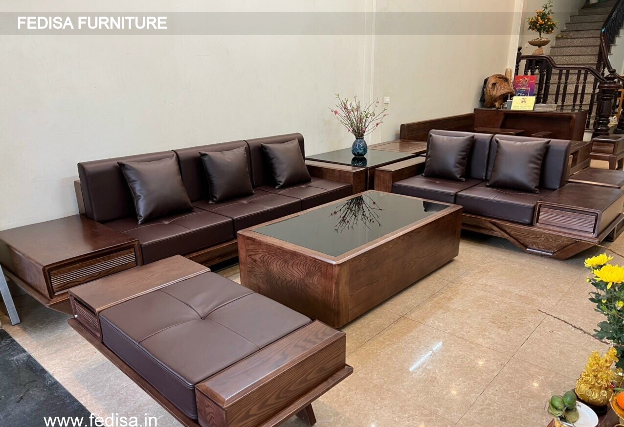 Wooden Sofa Set Wooden Damro Sofa Set No-12958 Wooden Corner Sofa