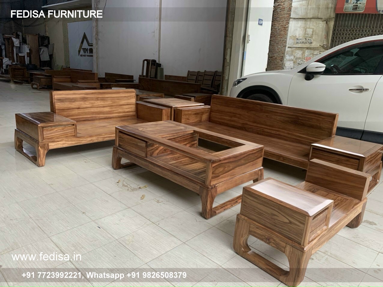 Wooden Sofa Set Wooden Designer Sofa Set No-12960 Wooden Sofa Set Online