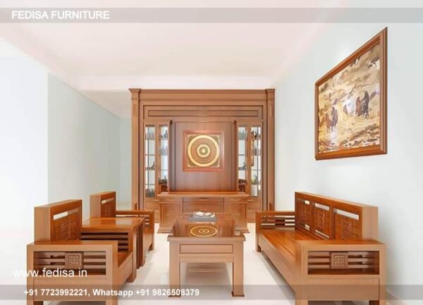 Wooden Sofa Set Wooden 18 Seater Corner Sofa No-12966 Damro Wooden Sofa Set
