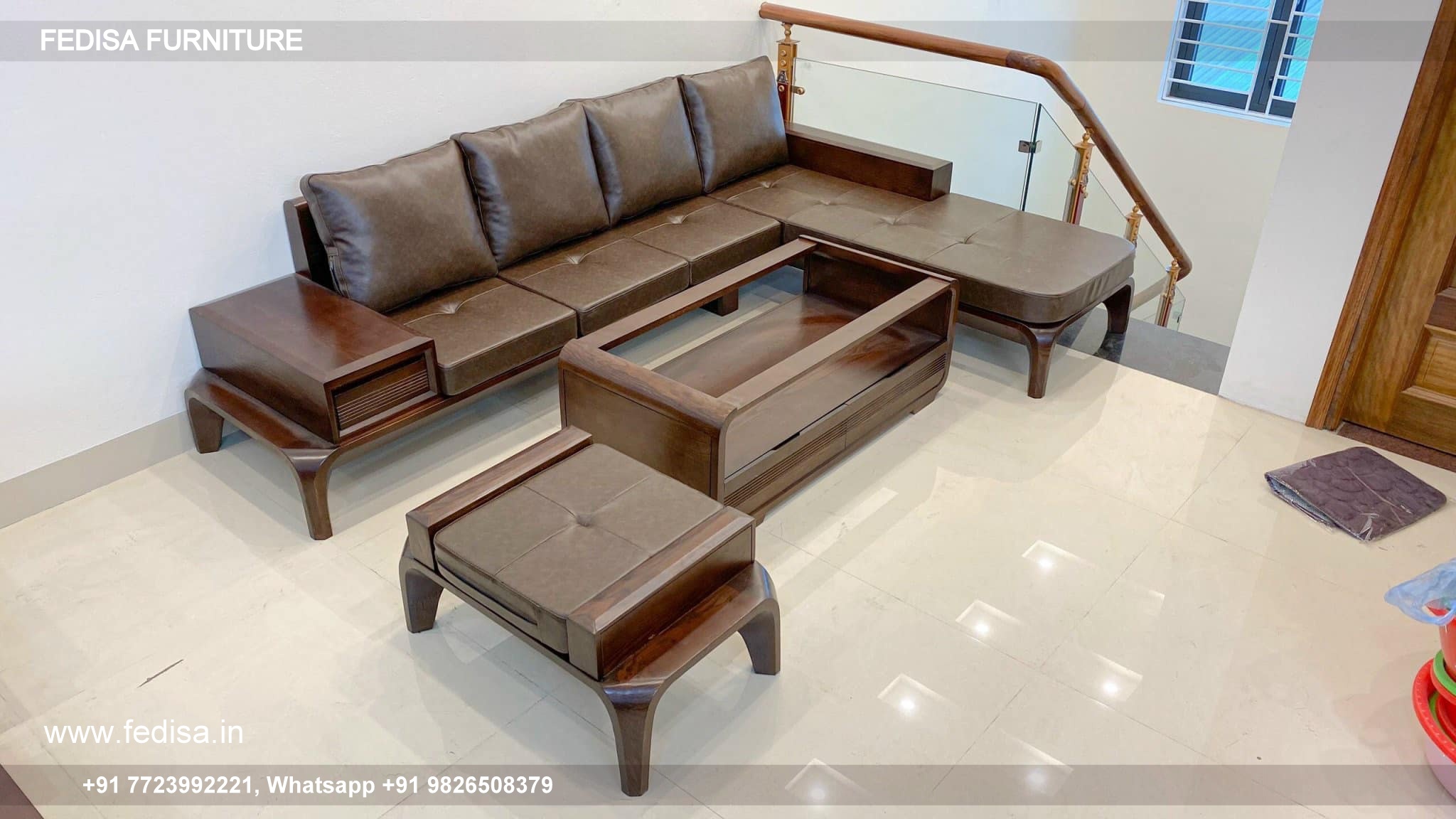 Wooden Sofa Set Wooden Wakefit Sofa Set No-13006 Wooden Setty Set