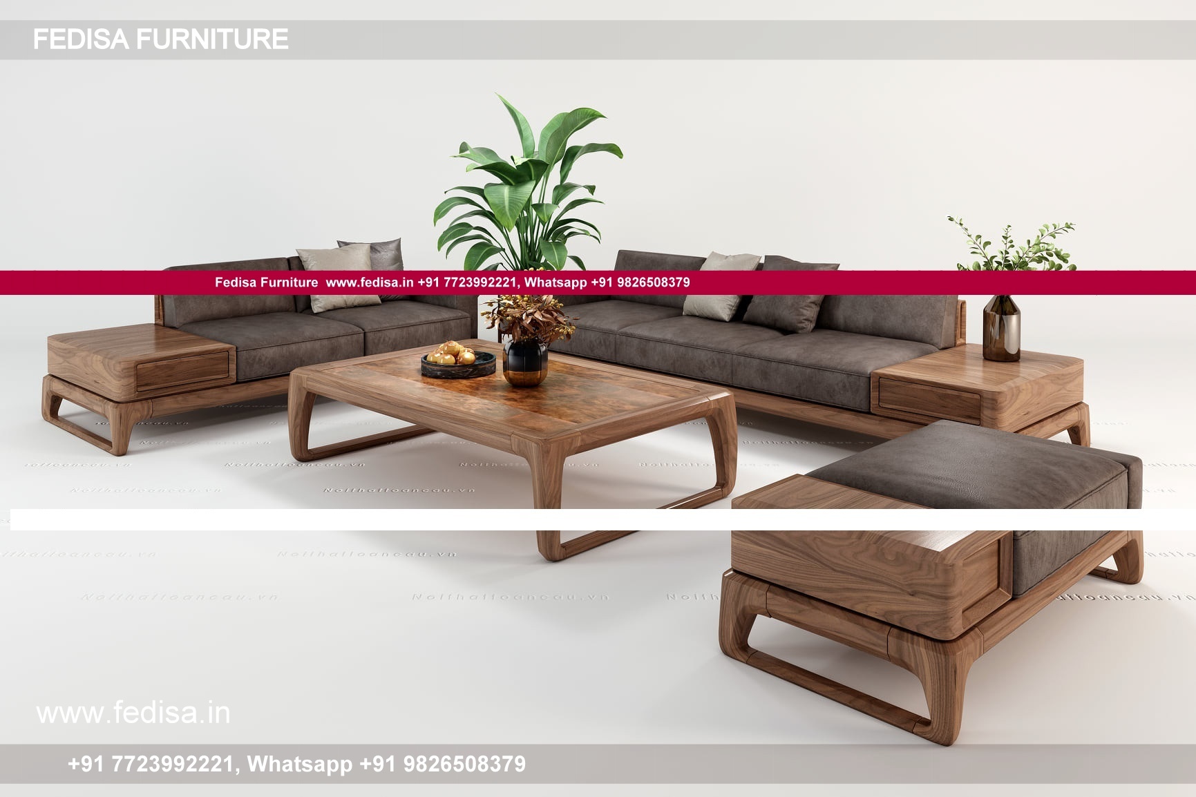 Wooden Sofa Set Wooden 17 Seater Corner Sofa No-13036 L Shape Sofa Set Wooden