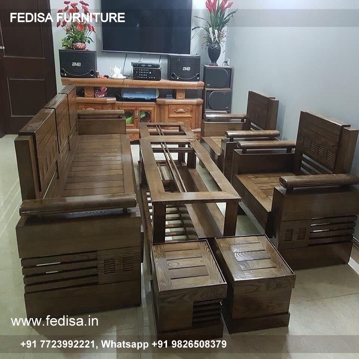 Wooden Sofa Set Wooden 13 Seater And 2 Seater Sofa Set No-13038 Wooden Sofa Set For Living Room