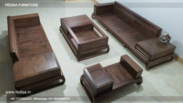 Wooden Sofa Set Wooden Durian Sofa Set No-13039 Simple Wooden Sofa Set