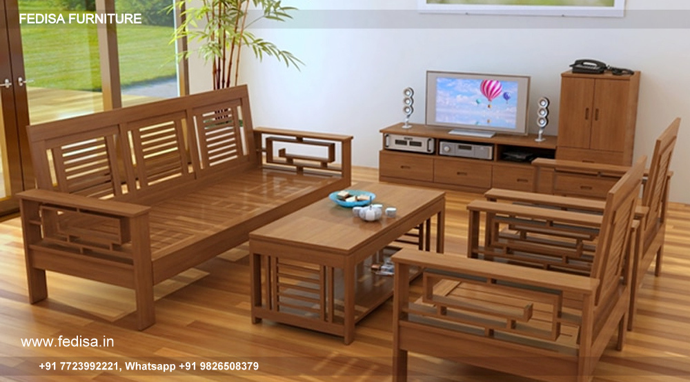 Wooden Sofa Set Wooden Sofa Modular Set No-13108 57 Seater Wooden Sofa Set