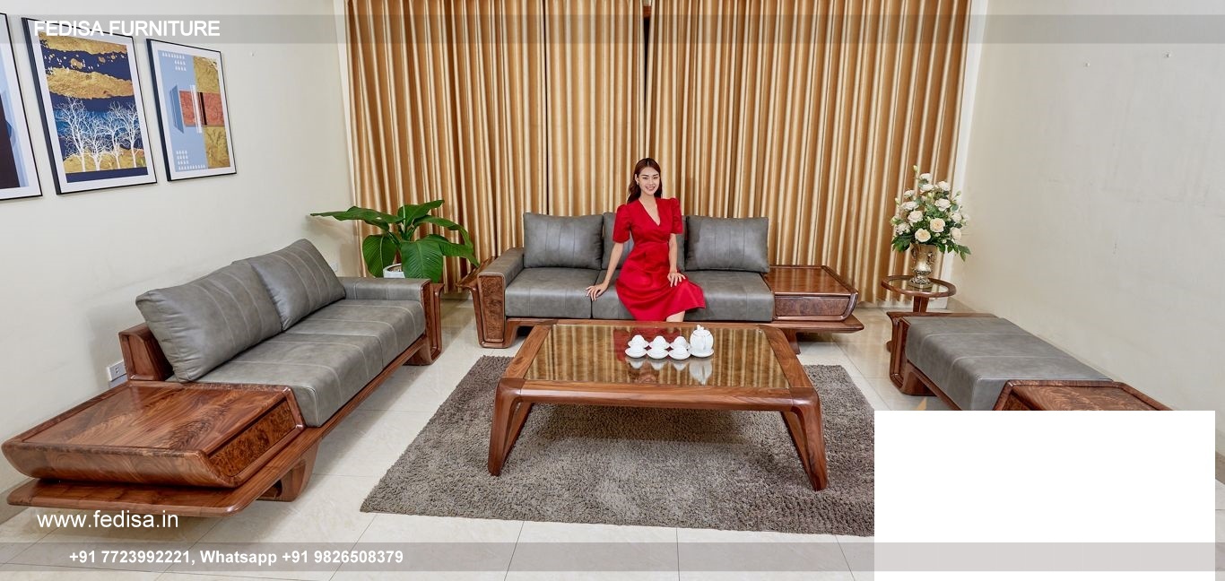 Wooden Sofa Set Wooden L Shaped Sleeper Couch No-13172 59 Seater Wooden Sofa Set