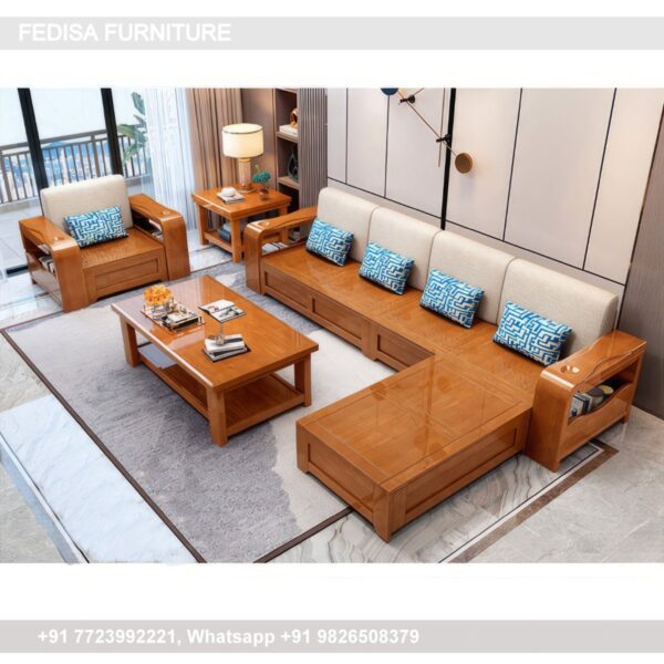 Wooden Sofa Set Wooden Wooden Sofa Cushion Set No-13210 Luxury Wooden Sofa Set