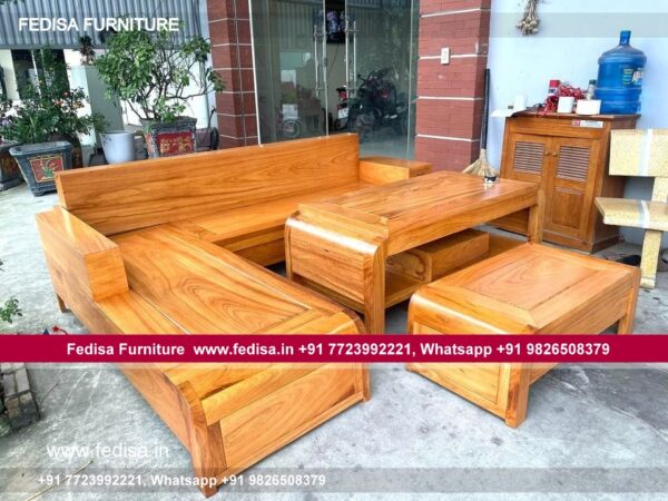 Wooden Sofa Set Wooden L Shaped Reclining Sectional No-13220 Wooden Sofa Set Online