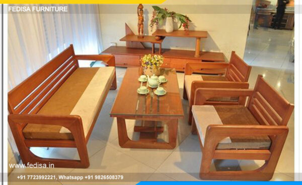 Wooden Sofa Set Wooden Second Hand Sofa Set Price No-13270 L Shape Wooden Sofa Set