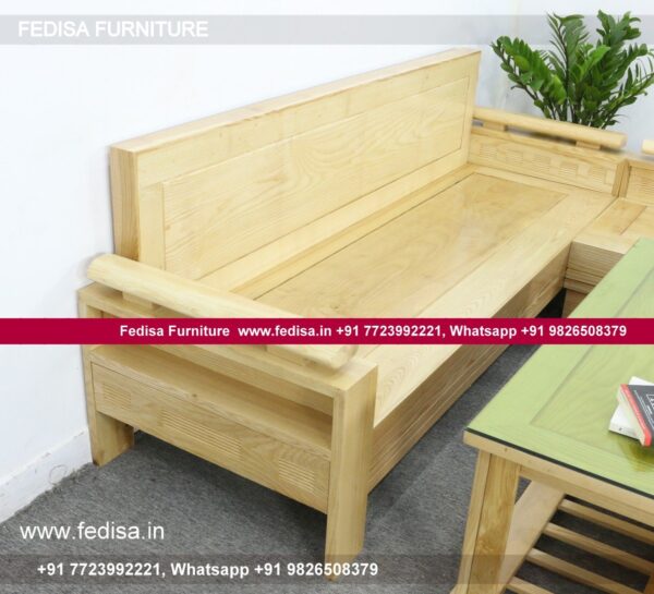 Wooden Sofa Set Wooden Lakdi Sofa Set No-13299 Simple Wooden Sofa Set