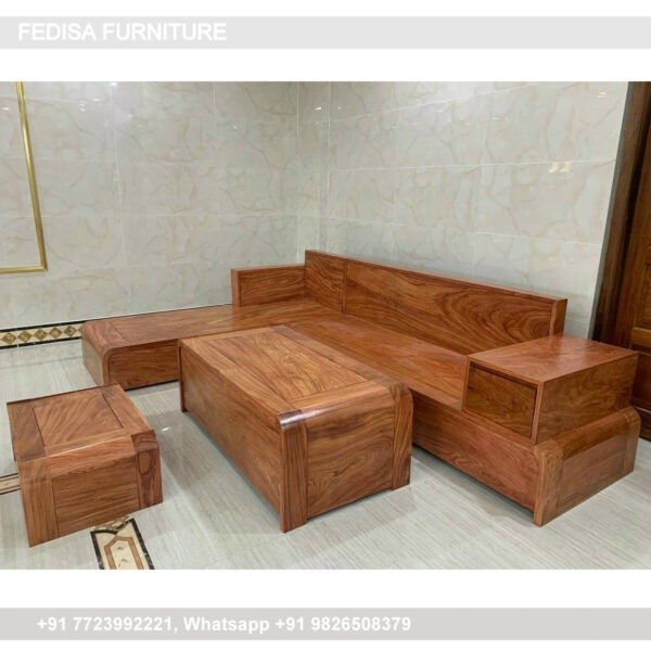 Wooden Sofa Set Wooden Lakdi Ka Sofa Set No-13361 L Shape Sofa Set Wooden