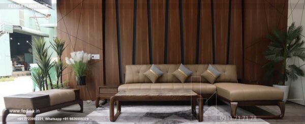 Wooden Sofa Set Wooden White L Shaped Sofa No-13369 Ikea Wooden Sofa Set