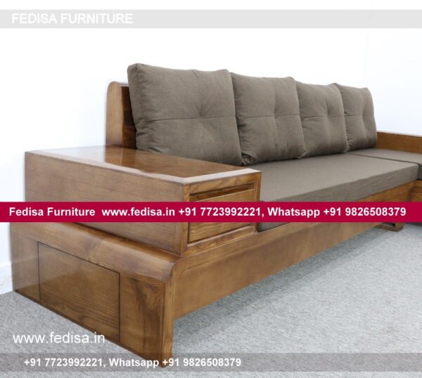 Wooden Sofa Set Wooden 13 Seater Sofa Below 10000 No-13385 Latest Wooden Sofa