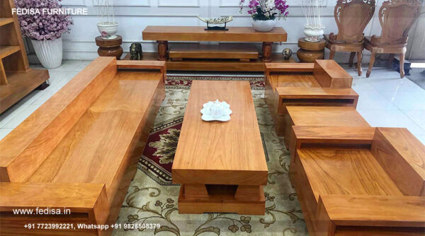 Wooden Sofa Set Wooden Big L Shape Sofa No-13397 Royal Oak Wooden Sofa Set
