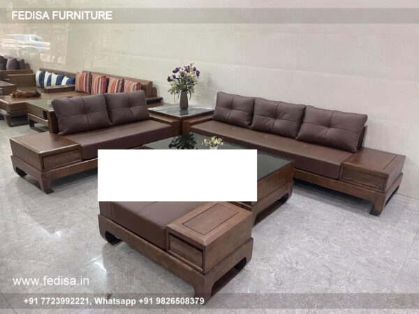 Wooden Sofa Set Wooden Washable Sofa Set No-13462 Royal Oak Wooden Sofa Set