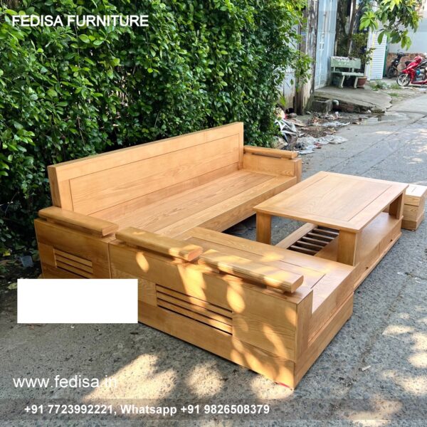 Wooden Sofa Set Wooden Living Room Sets Under $610 No-13482 L Shape Wooden Sofa