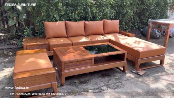 Wooden Sofa Set Wooden 17 Seater Sofa Set For Living Room No-13521 Cushion For Wooden Sofa Set