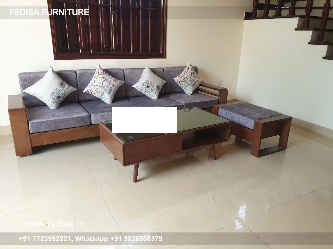 Wooden Sofa Set Wooden Lounge Sofa Sectional No-13548 Wooden Settee