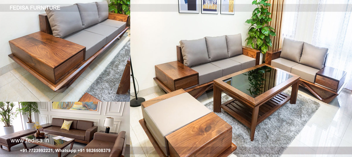 Wooden Sofa Set Wooden Red Living Room Sets No-13645 Latest Wooden Sofa