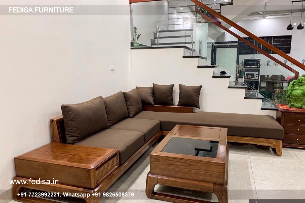 Wooden Sofa Set Wooden Red Leather Furniture Set No-13672 Wooden Sofa Set Price