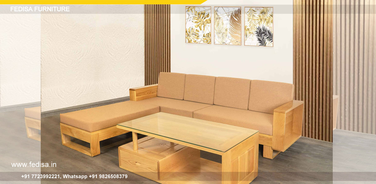 Wooden Sofa Set Best Wooden L Shaped Couch No-13681 Damro Wooden Sofa Set