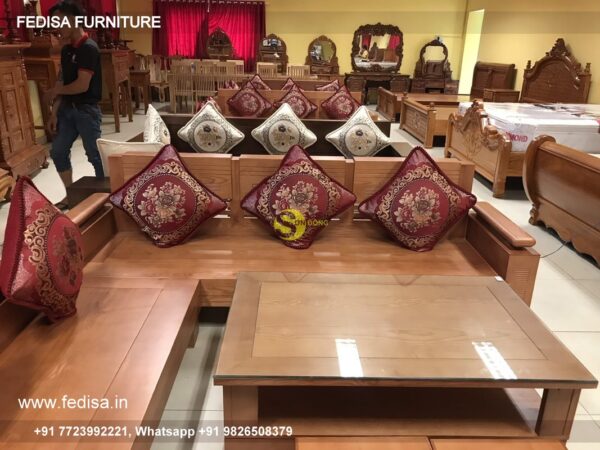 Wooden Sofa Set Wooden Printed Sofa Set No-13694 Ikea Wooden Sofa Set