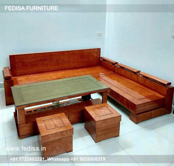 Wooden Sofa Set Wooden Seater Sofa Set No-13743 Wooden Settee