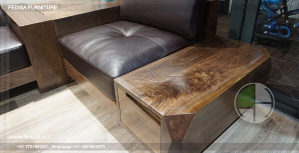 Wooden Sofa Set Wooden L Lounge Sofa No-13762 Wooden Carved Sofa Set