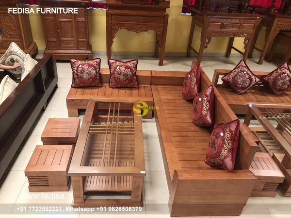 Wooden Sofa Set Wooden Shahi Sofa Set No-13853 Designer Wooden Sofa Set