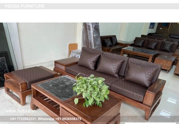 Wooden Sofa Set Wooden Wholesale Sofa Set No-13854 Black Wooden Sofa Set
