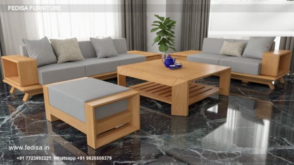 Wooden Sofa Set Wooden Comfortable Living Room Sets No-13953 109 Seater Wooden Sofa Set