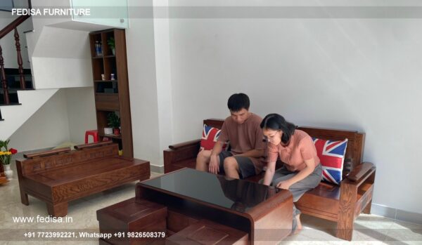 Wooden Sofa Set Wooden Six Seater Corner Sofa No-13954 Ikea Wooden Sofa Set