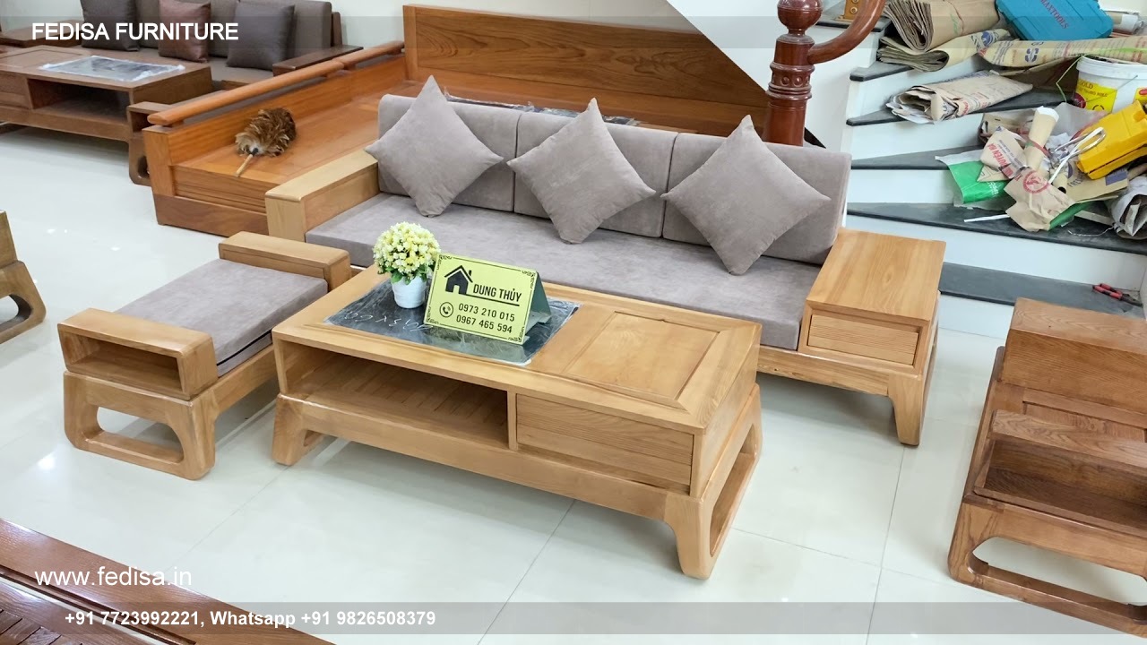 Wooden Sofa Set Wooden Modern L Shaped Sectional No-13960 Second Hand Wooden Sofa Set