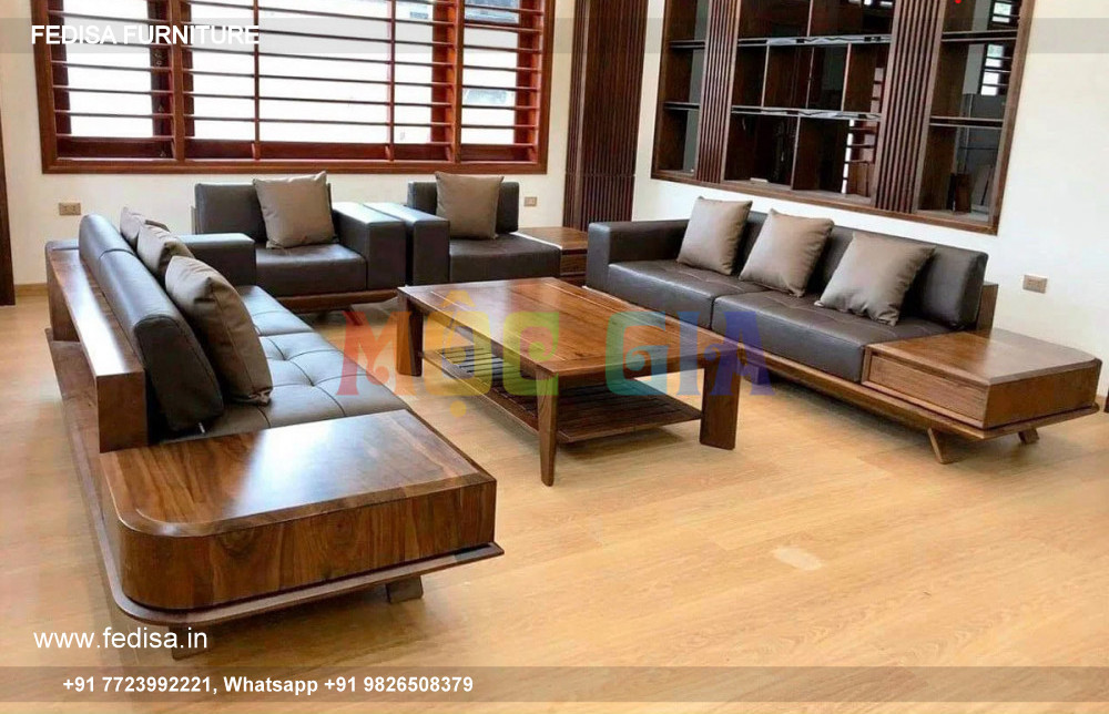 Wooden Sofa Set Wooden Wakefit Snoozer Sofa No-14162 Simple Sofa Set Wooden