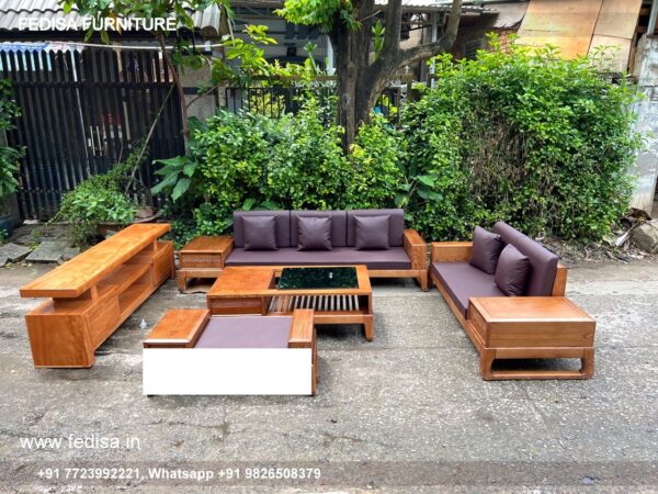 Wooden Sofa Set Wooden Velvet Sofa Set No-14248 15 Seater Wooden Sofa