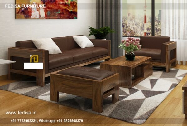 Wooden Sofa Set Wooden L Shaped Sofa Olx No-14346 Simple Sofa Set Wooden