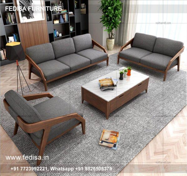 Wooden Sofa Set Wooden Black L Shaped Couch No-14408 Wooden Royal Sofa Set